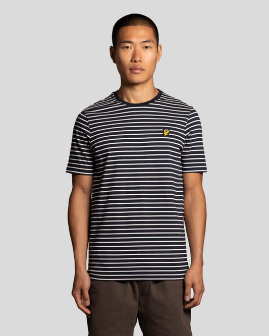 Lyle & Scott Breton T-Shirt Dark Navy/White - RD1 Clothing