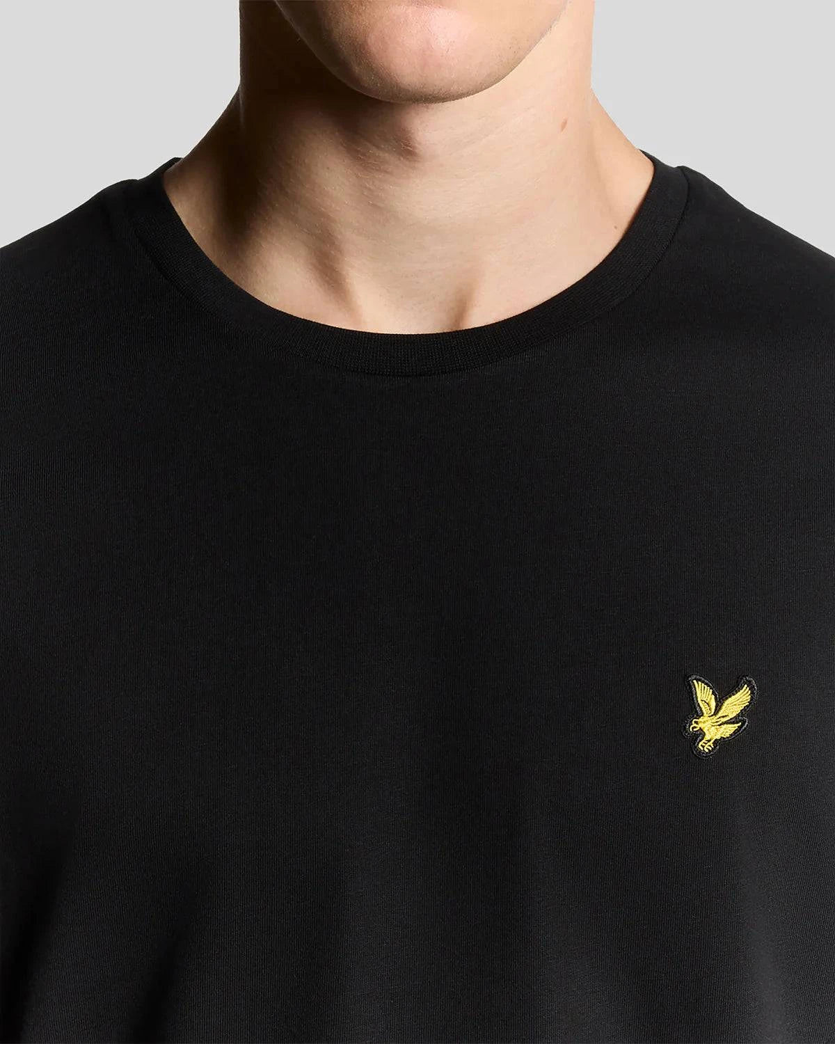 Lyle & Scott Plain T-Shirt Black - RD1 Clothing