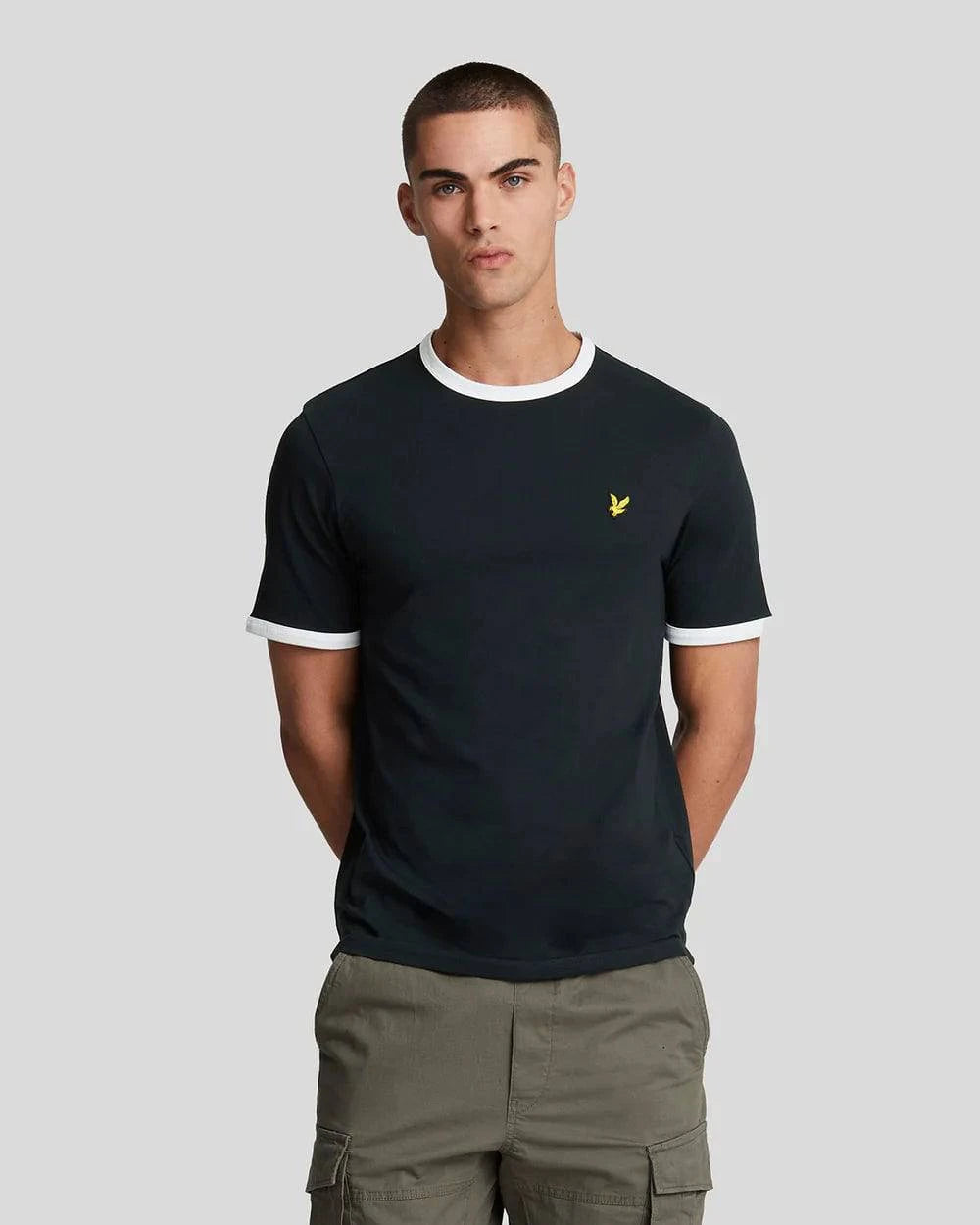 Lyle & Scott Ringer T-Shirt Navy/White - RD1 Clothing