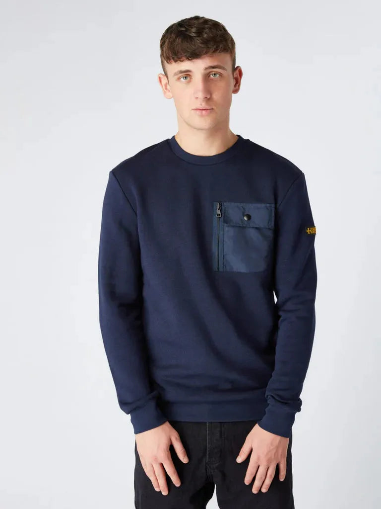 Terrace Cult Pocket Sweat- Navy