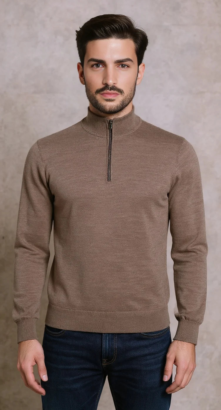 Arthur & Russell Quarter Zip Mousse - RD1 Clothing