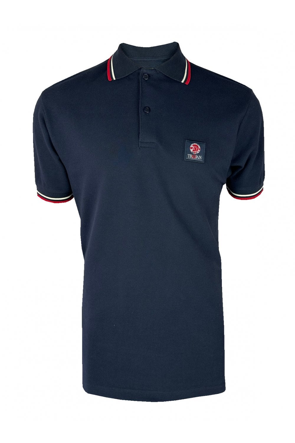 Trojan Twin tipped Polo in Navy TR/9077 - RD1 Clothing