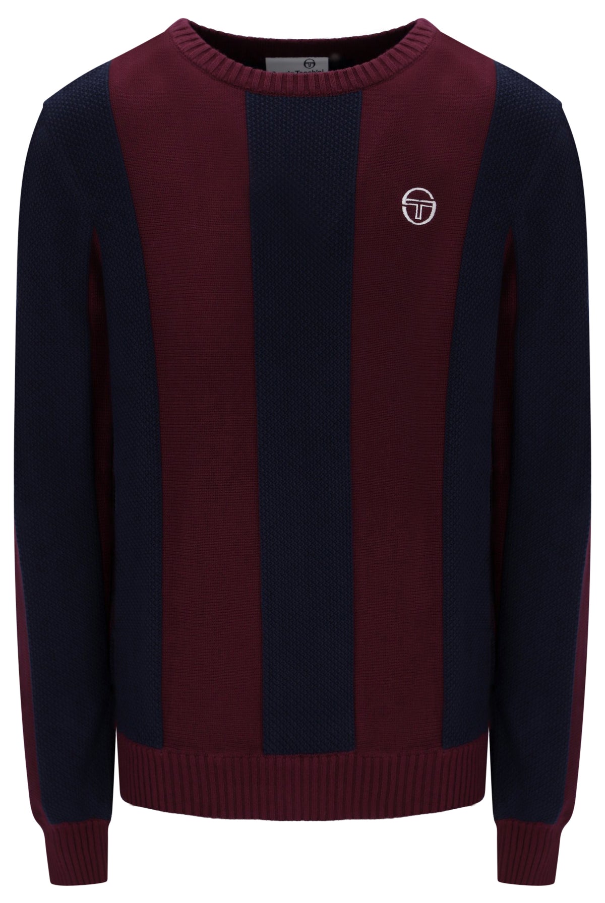 Sergio Tacchini Vico Crew Neck Knitted Sweat Fig/Maritime Blue
