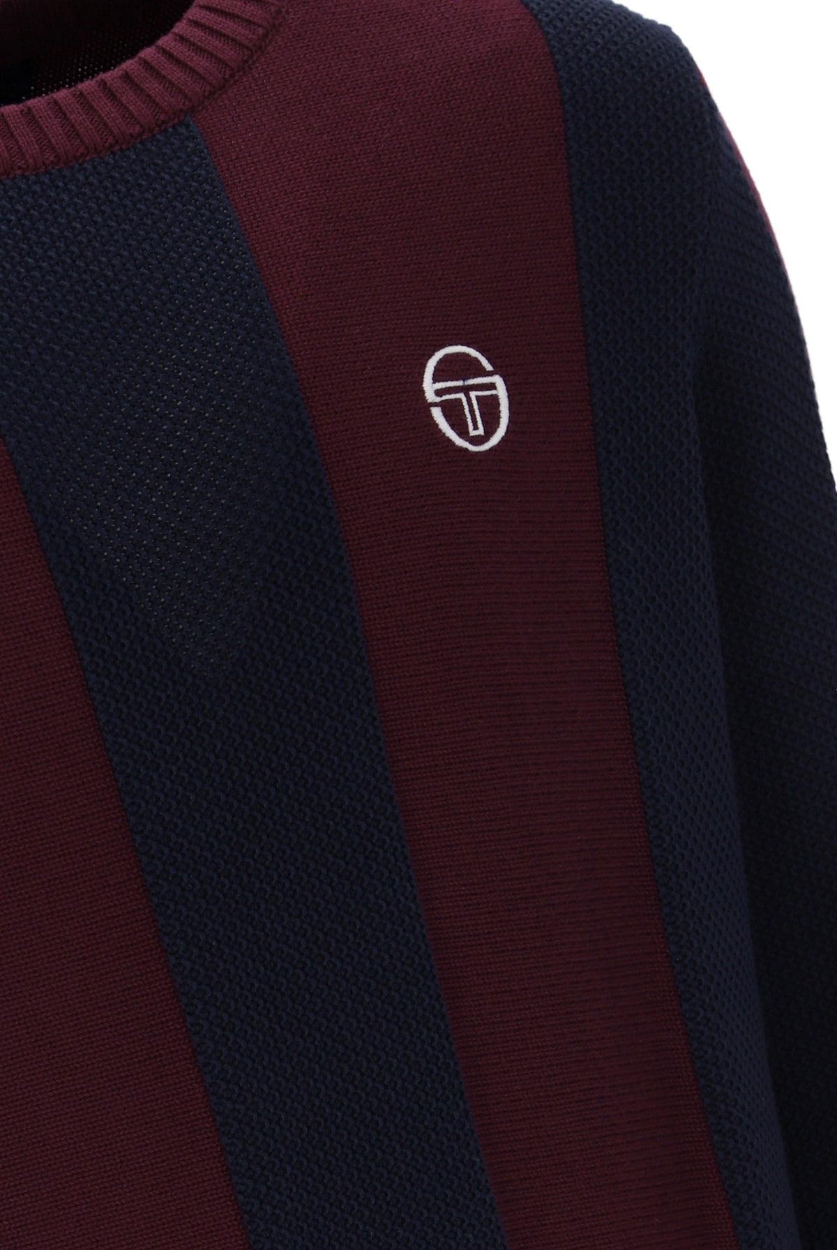 Sergio Tacchini Vico Crew Neck Knitted Sweat Fig/Maritime Blue