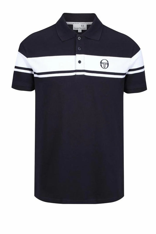 Sergio Tacchini Young Line Polo Shirt Navy/White