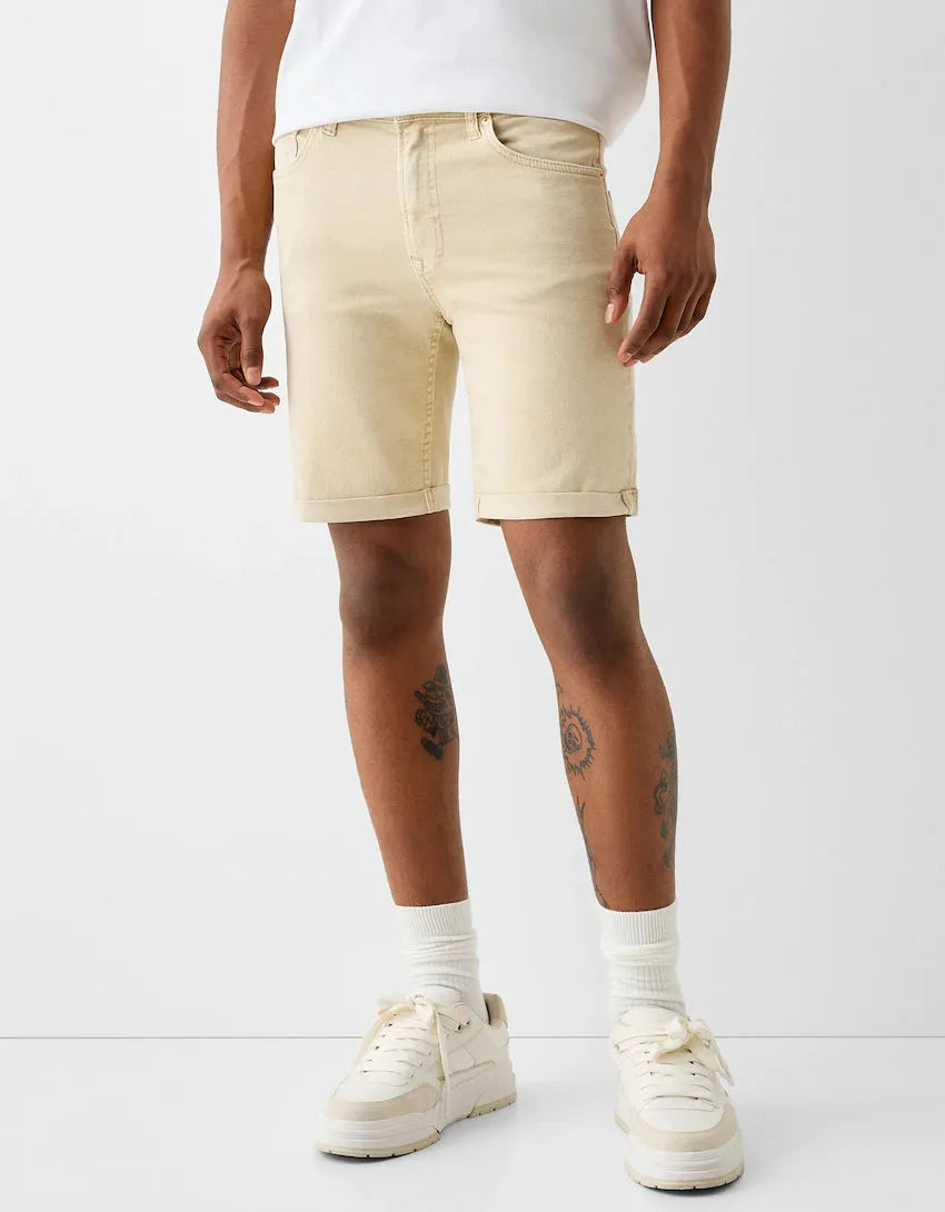 Only & Sons Denim Shorts Sand