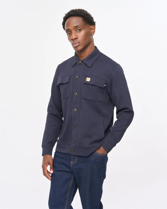 Gabicci Vintage Leigh Overshirt in Navy