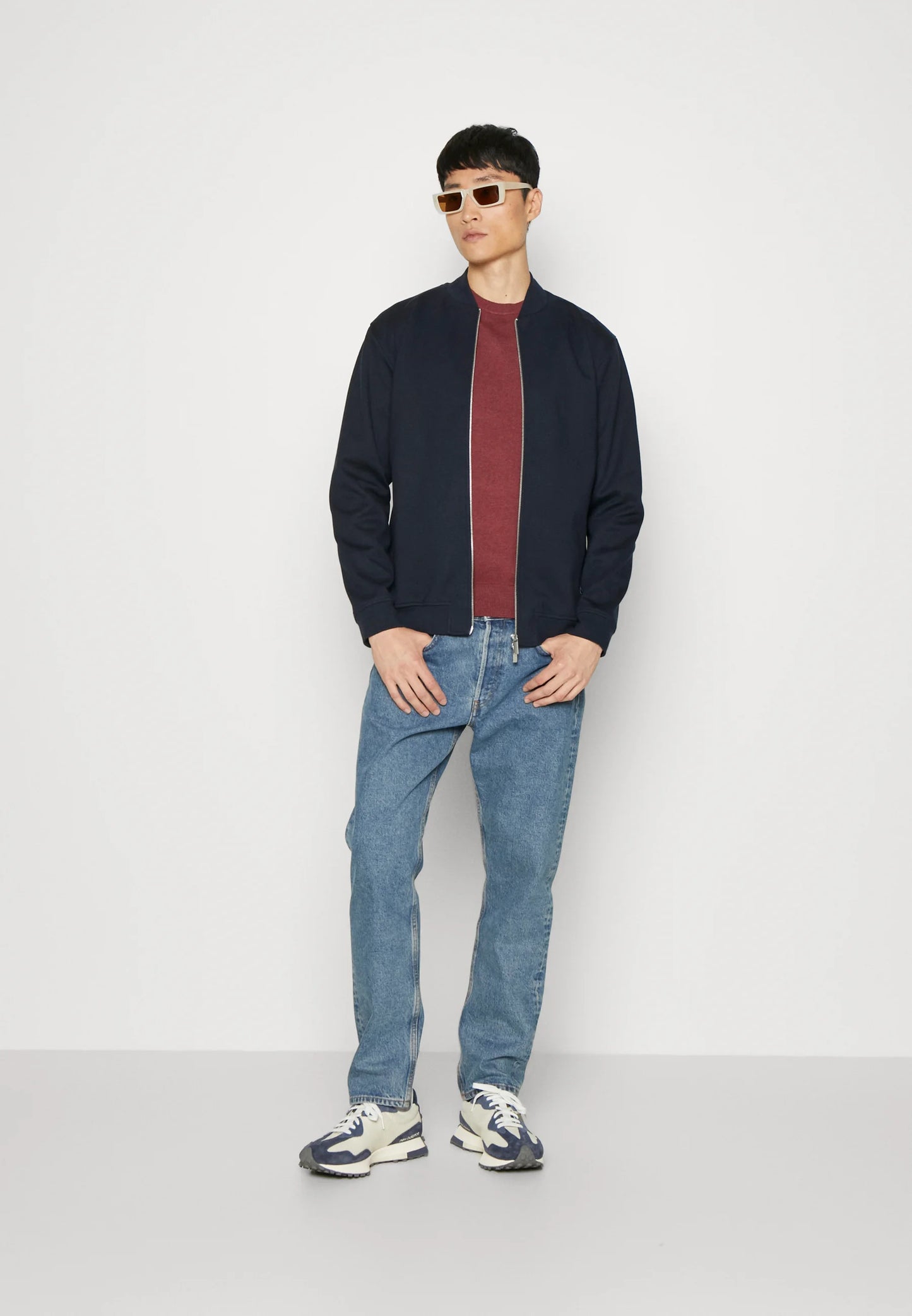 Selected Homme Bomber In Navy - RD1 Clothing