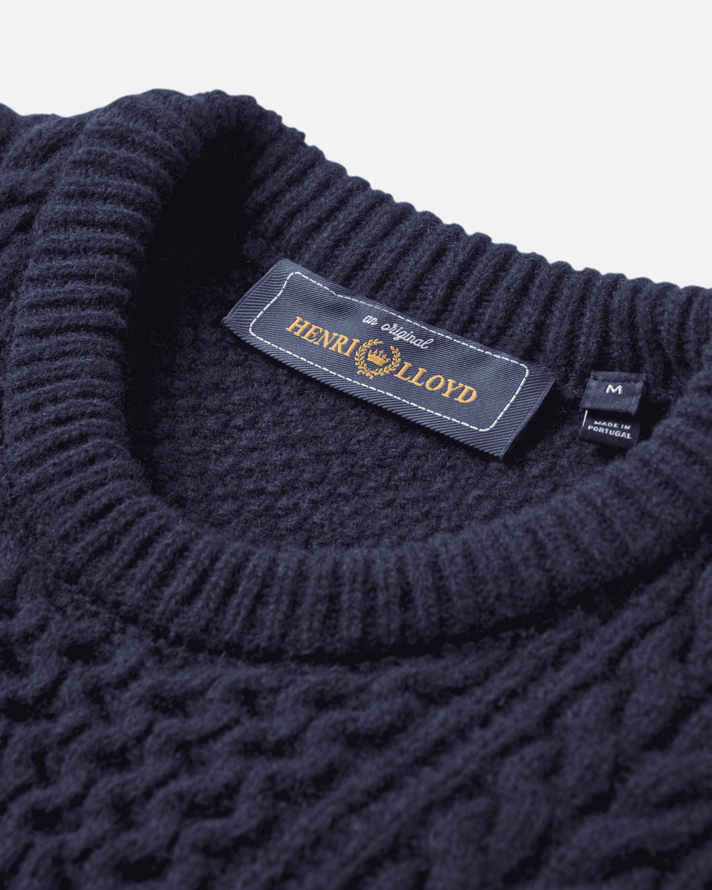 Henri-Lloyd Abersoch Cable Knit Jumper Navy