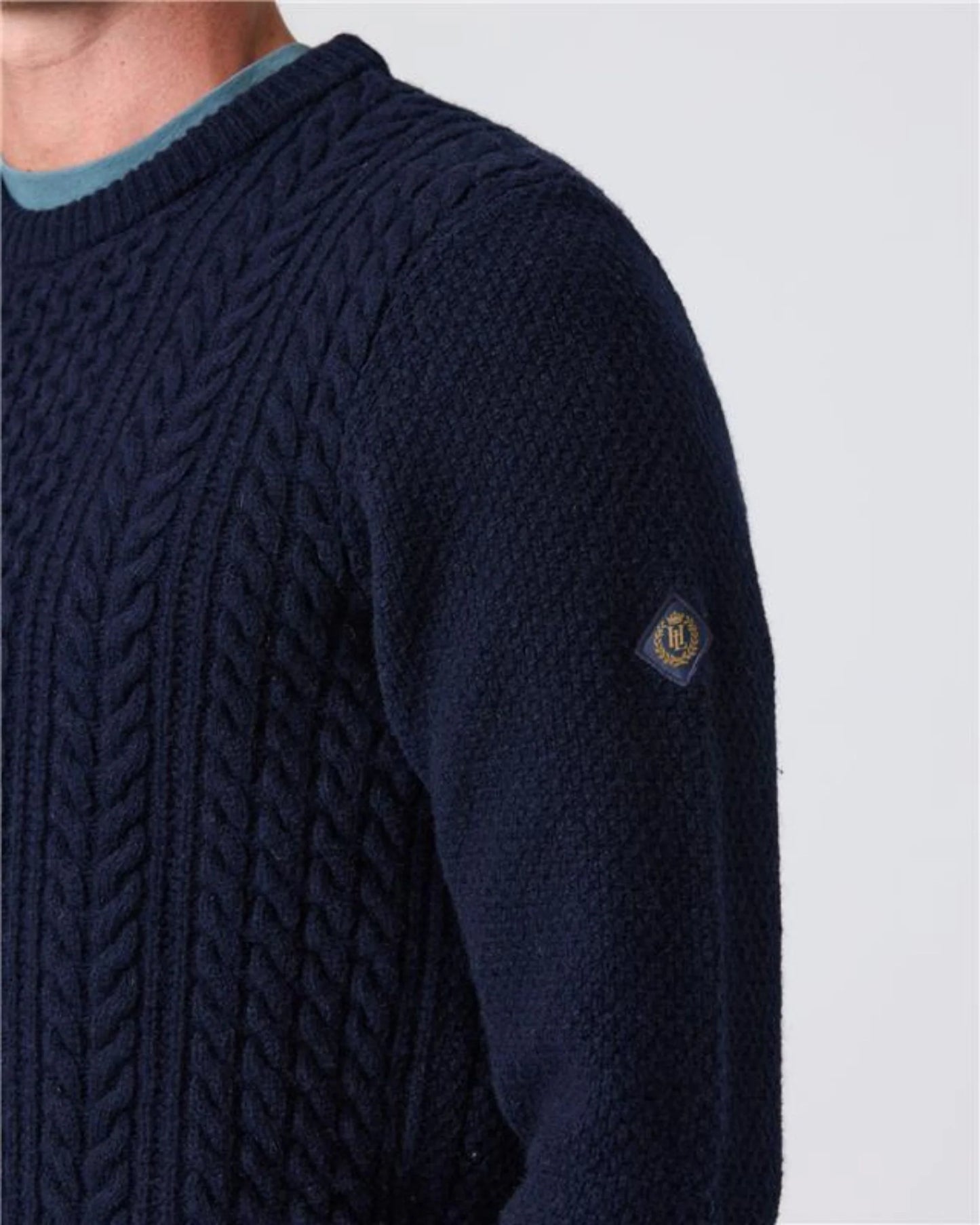 Henri-Lloyd Abersoch Cable Knit Jumper Navy