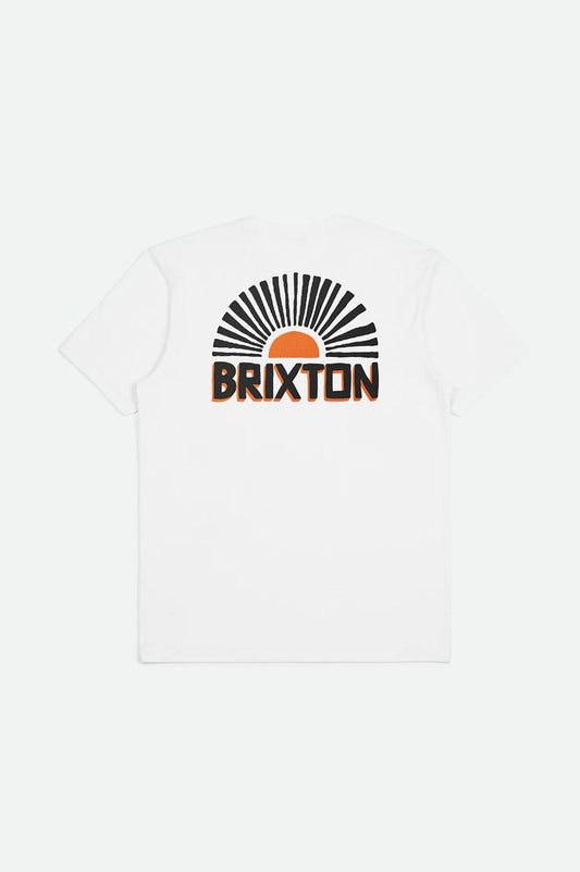 Brixton Fair View Tee In White - RD1 Clothing