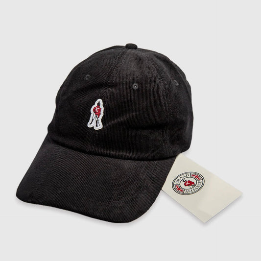Grand Alliance Corduroy Cap In Black - RD1 Clothing