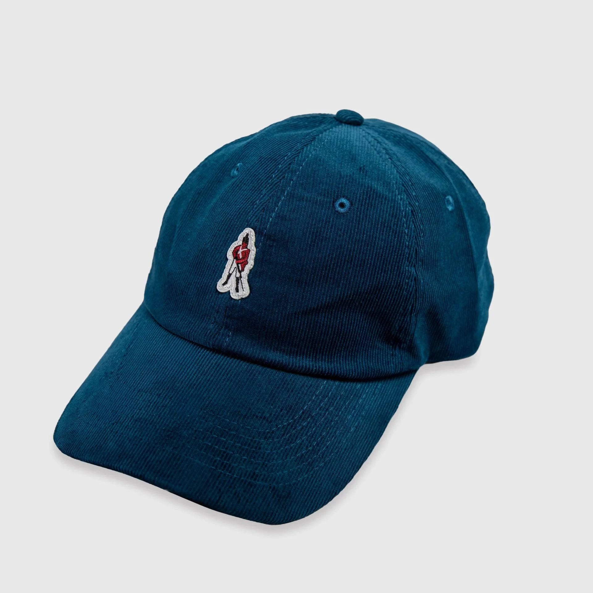 Grand Alliance Corduroy Cap In Petrol Blue - RD1 Clothing