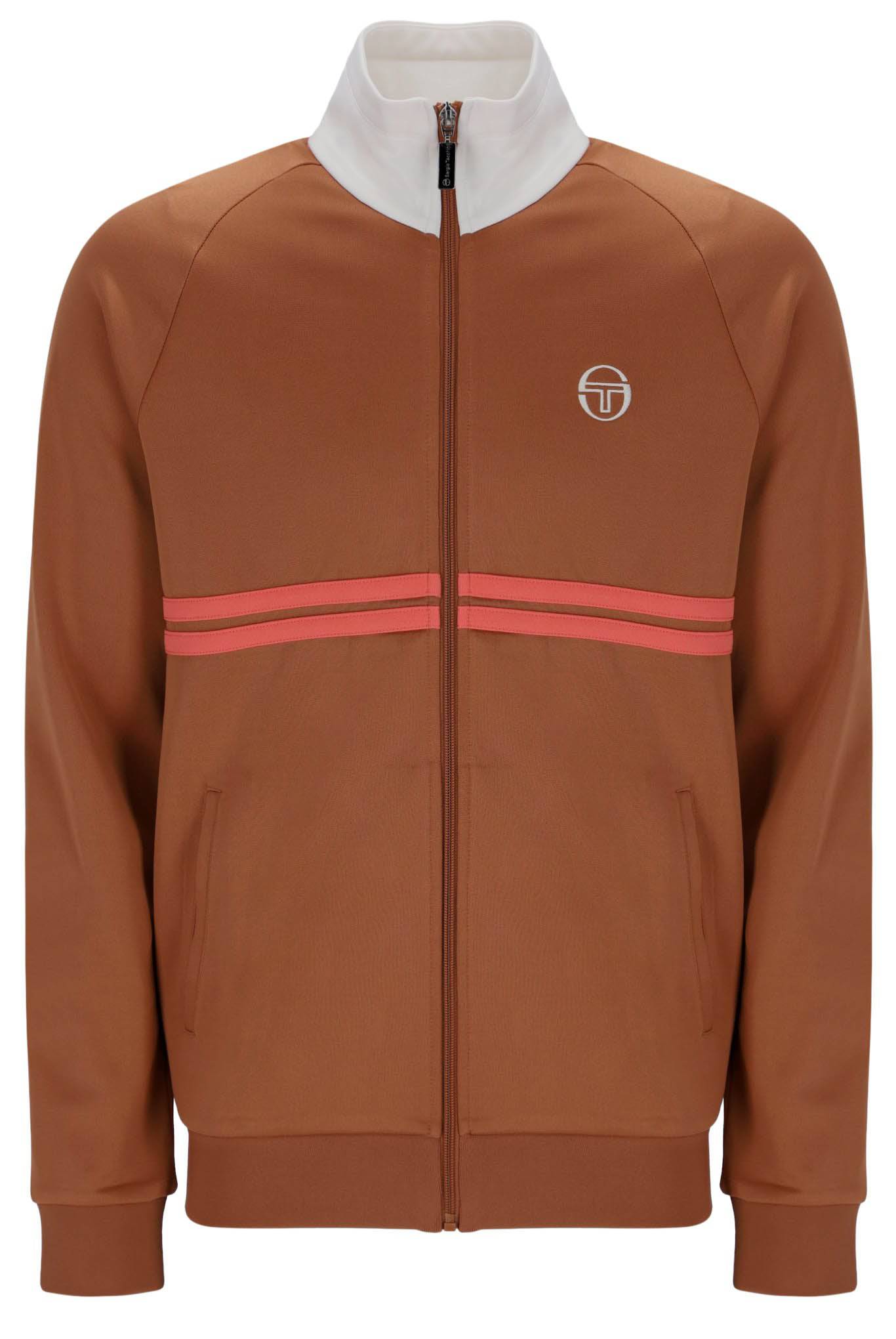 Sergio Tacchini Dallas Track Top Mocha Bisque/Gardenia/Dubarry - RD1 Clothing