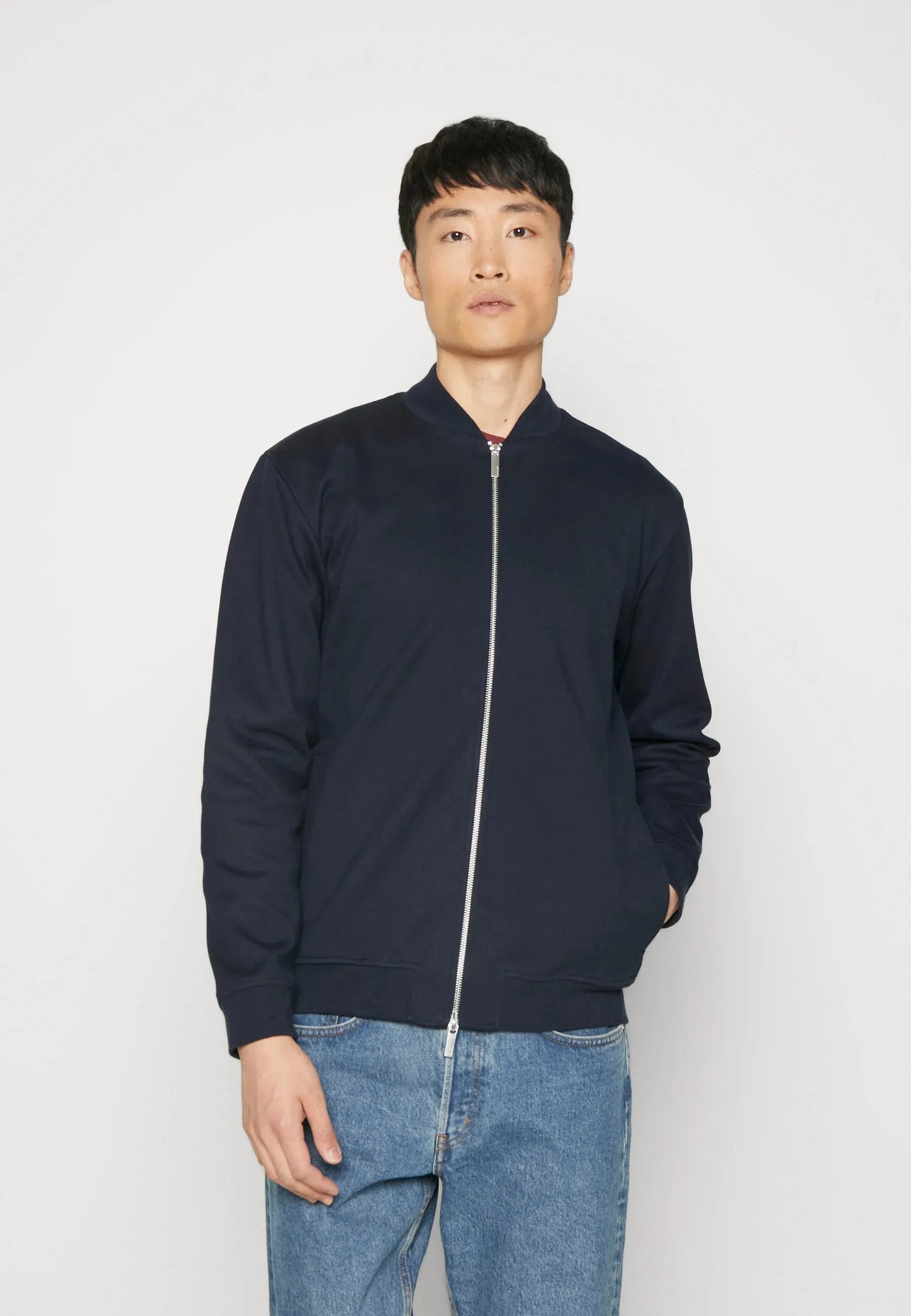 Selected Homme Bomber In Navy - RD1 Clothing