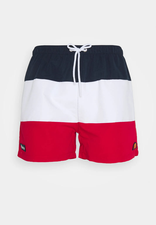 Ellesse Cielo Swim Shorts In Navy/ Red/ White