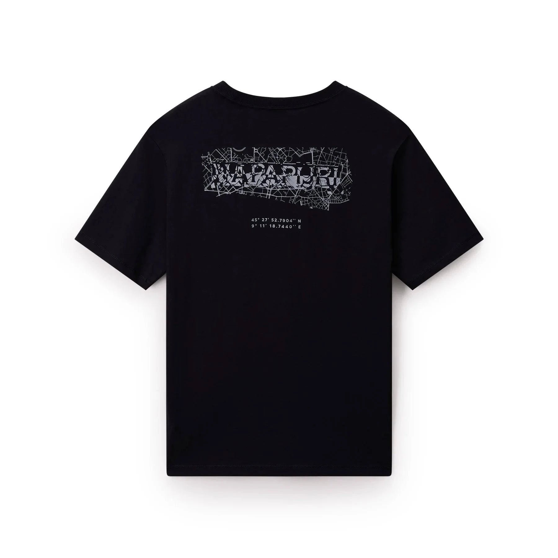 Napapijri Turrach Back Graphic T-Shirt Black Beauty - RD1 Clothing