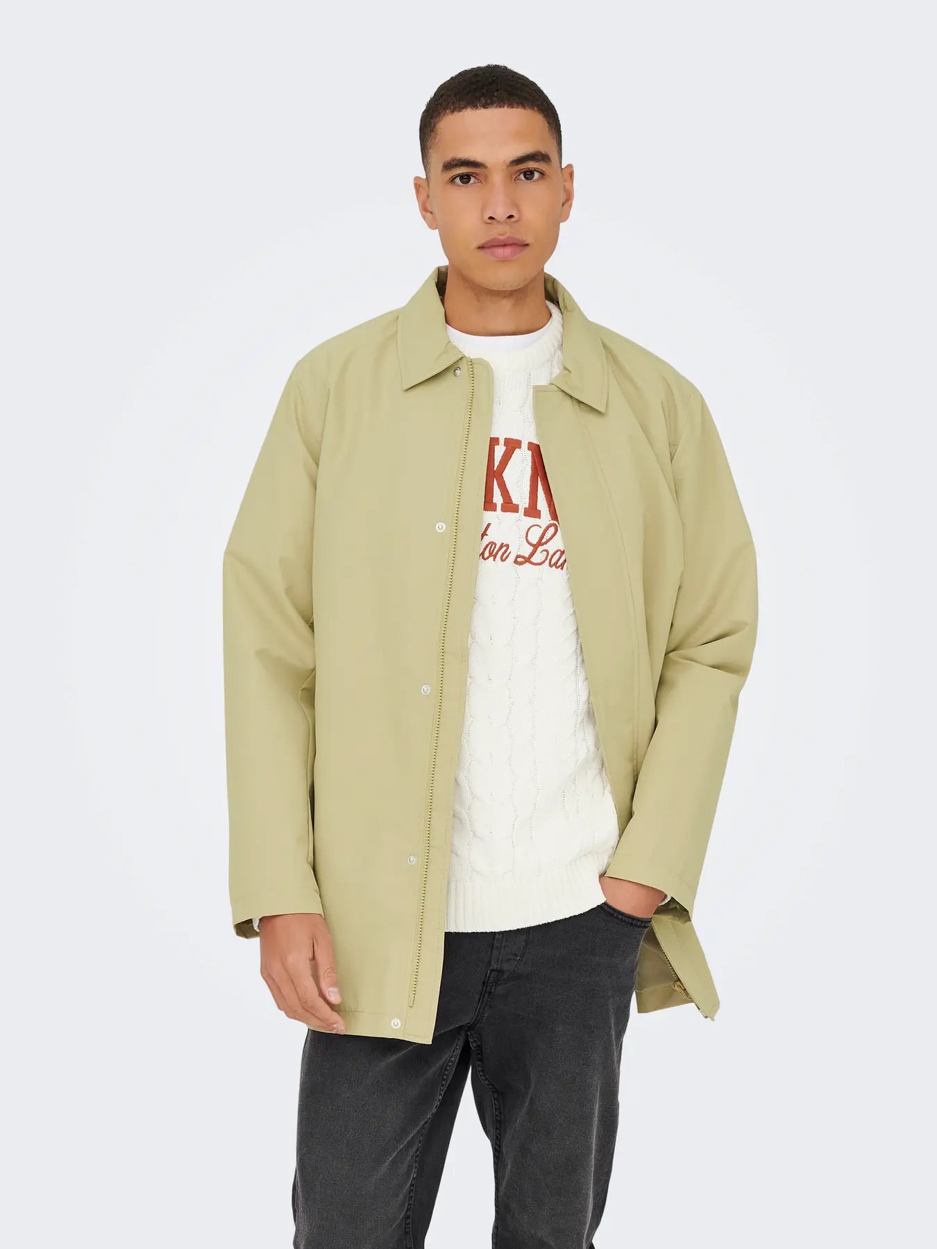 Only & Sons Mac in Beige
