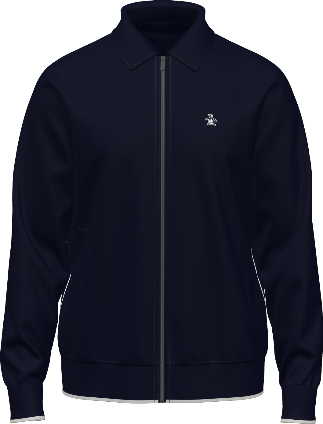 Original Penguin Piped Track Top Dark Sapphire