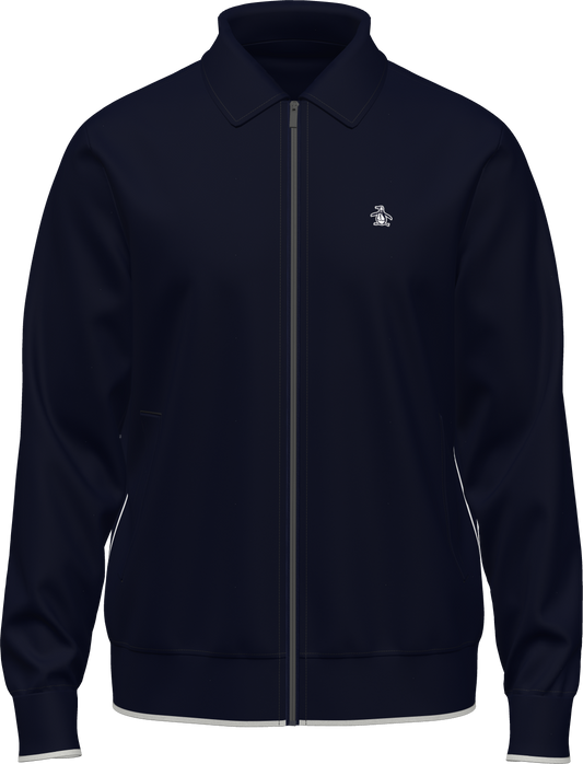 Original Penguin Piped Track Top Dark Sapphire