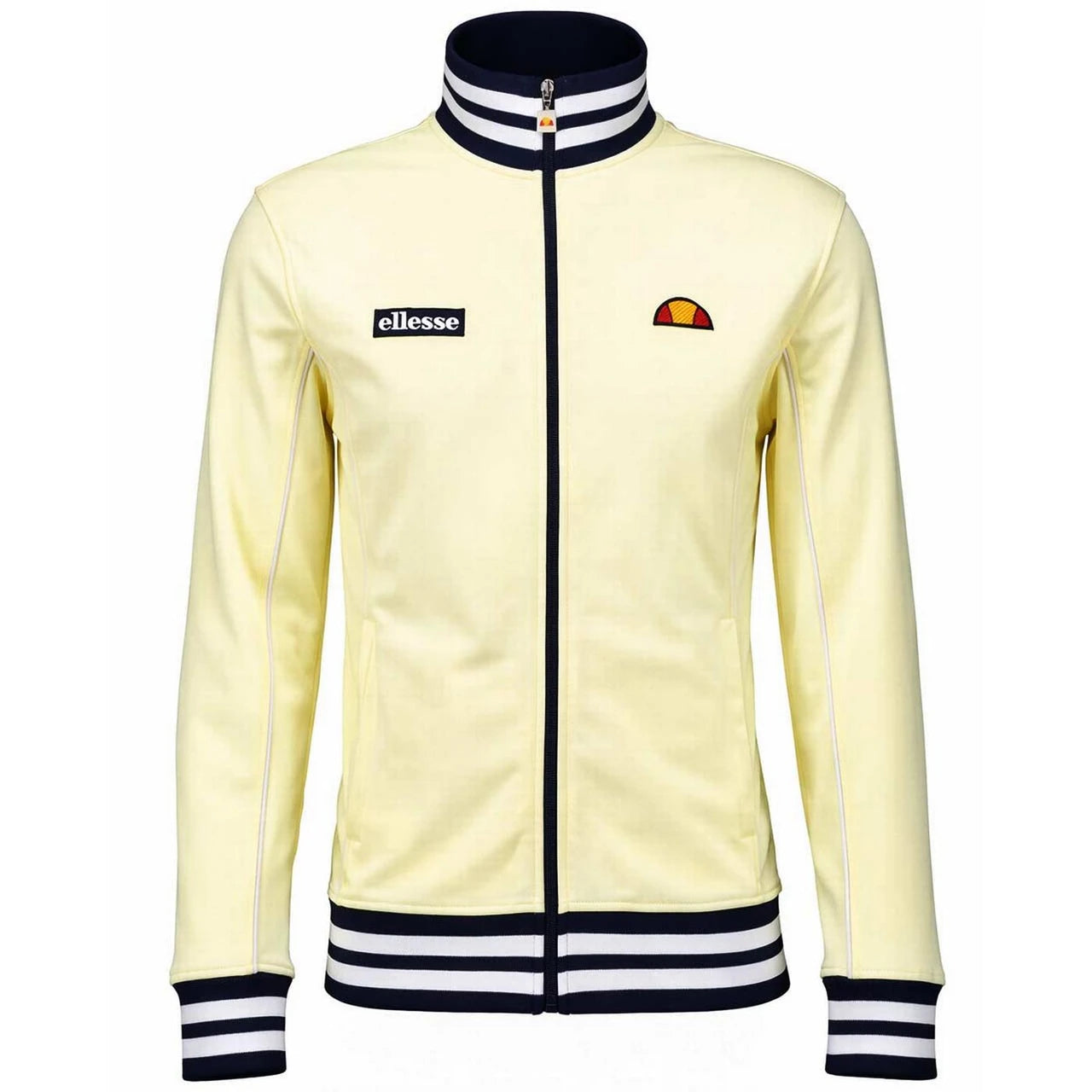 Ellesse Milan Track Top Light Yellow/Navy