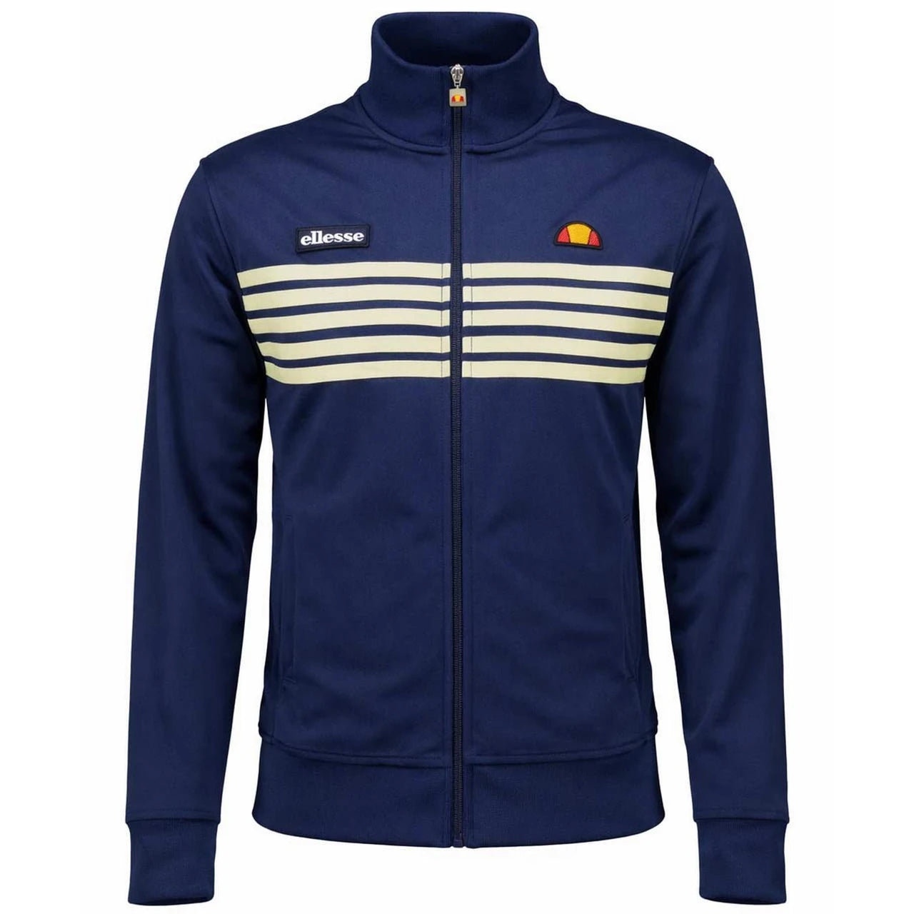 Ellesse Vicenza Track Top Navy/Light Yellow