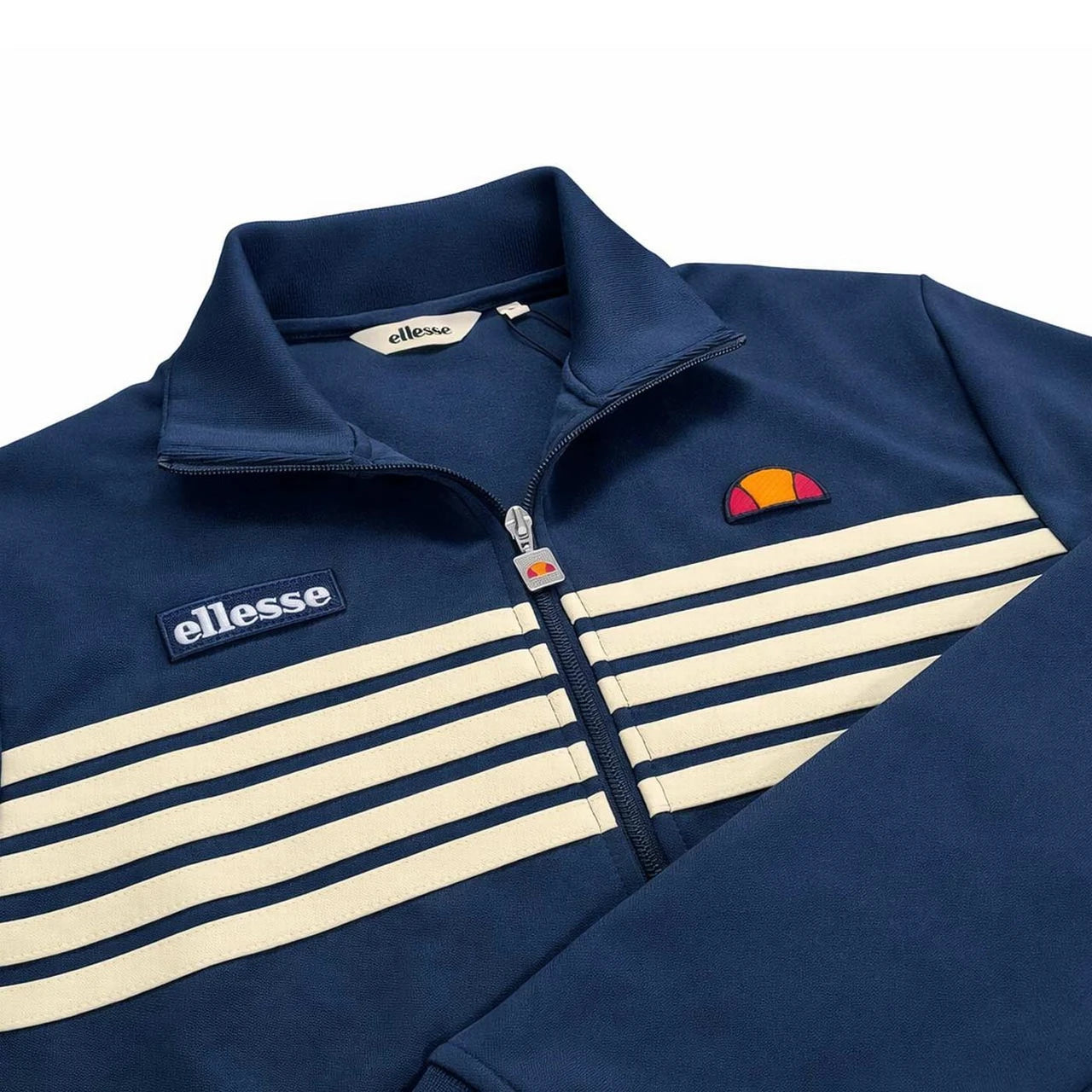 Ellesse Vicenza Track Top Navy/Light Yellow