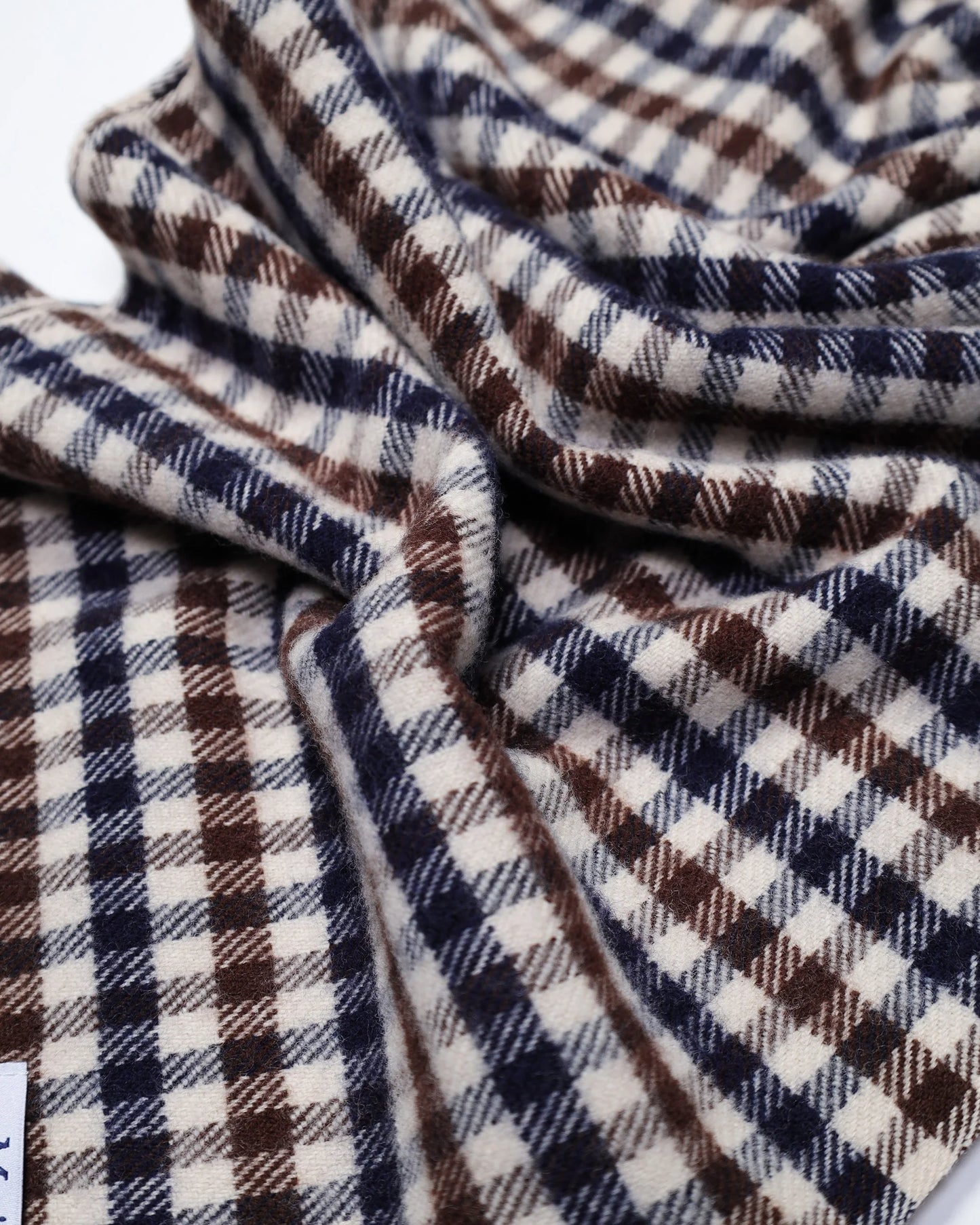 Aquascutum Active Club Check Water Repellent Scarf - RD1 Clothing