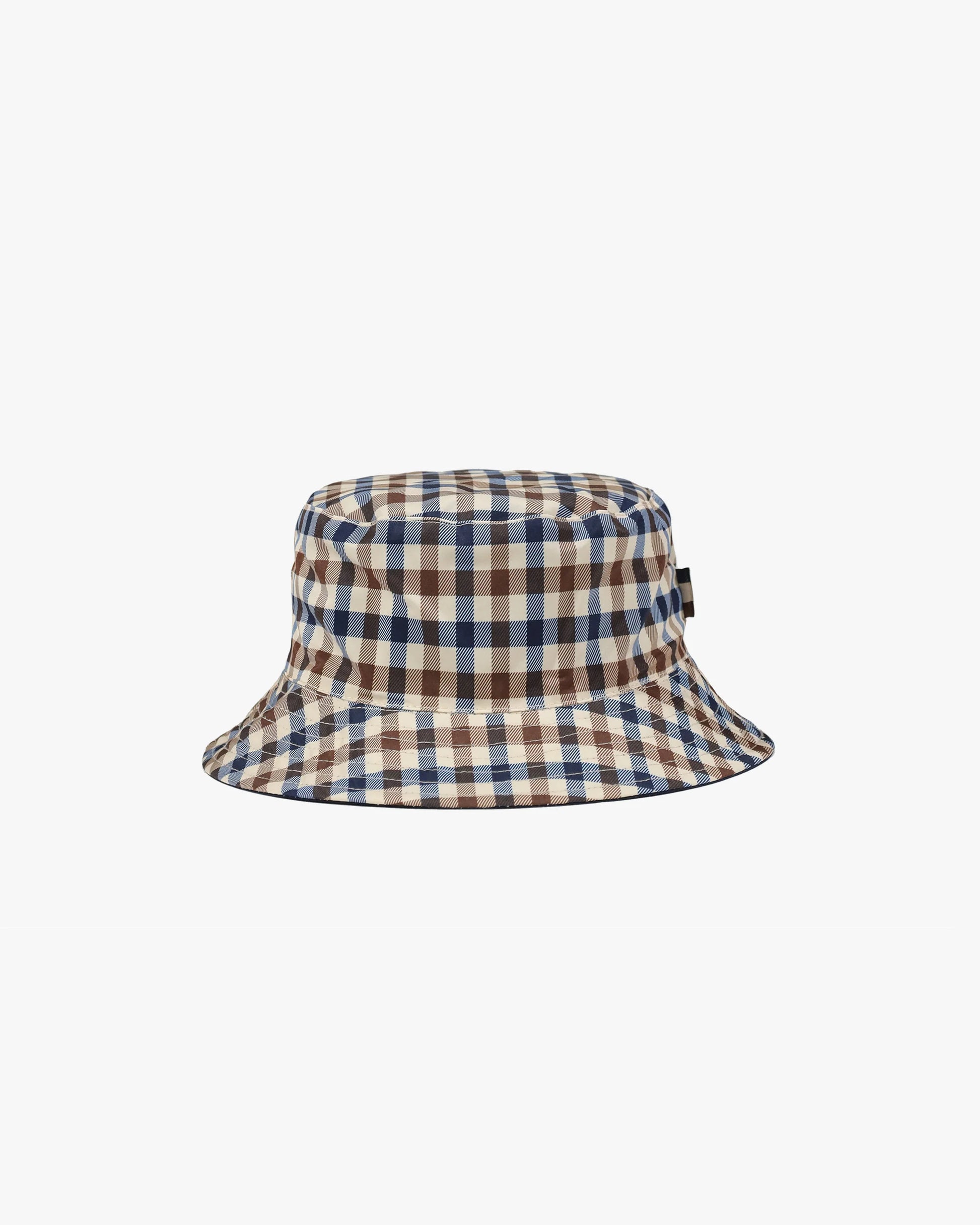 Aquascutum Active Iconic Club Check Reversible Bucket Hat - RD1 Clothing