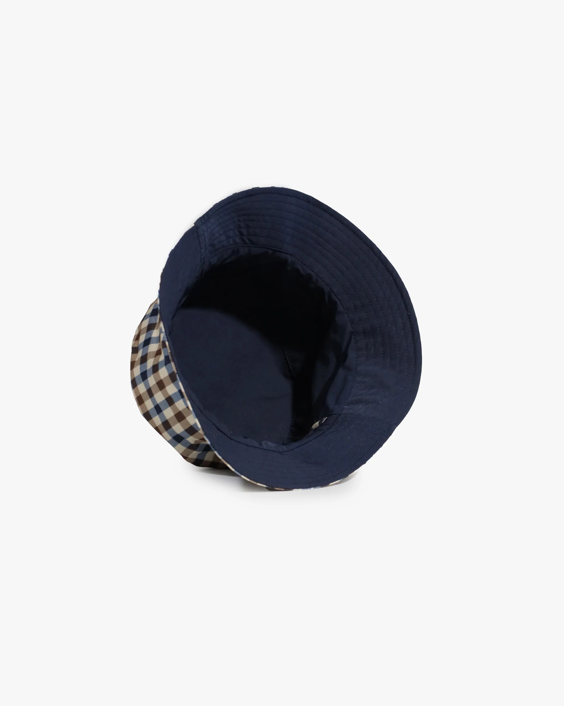 Aquascutum Active Iconic Club Check Reversible Bucket Hat - RD1 Clothing