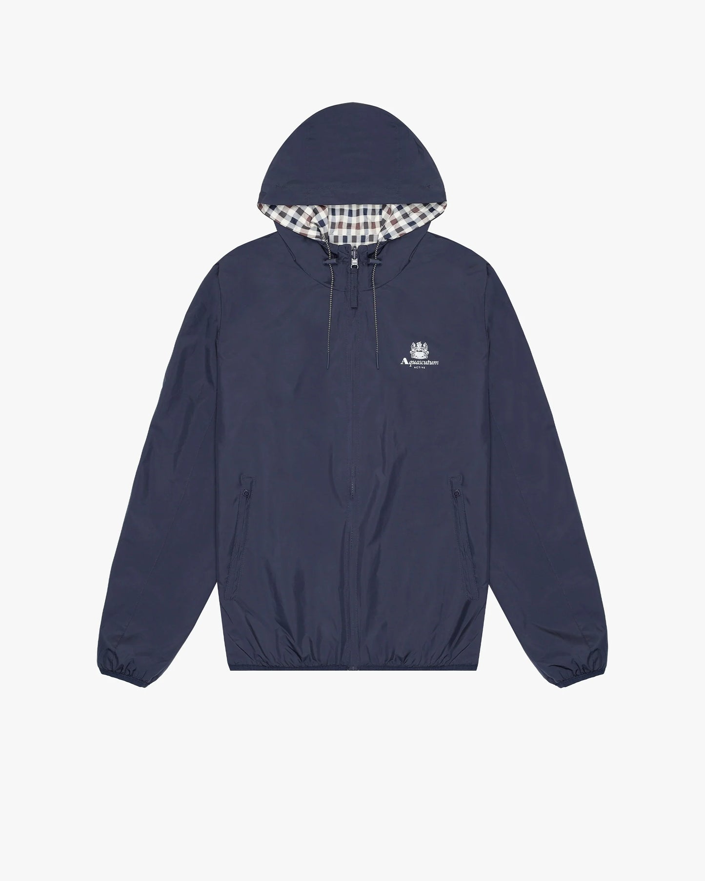 Aquascutum Active Hooded Sailor Reversible Jacket Navy
