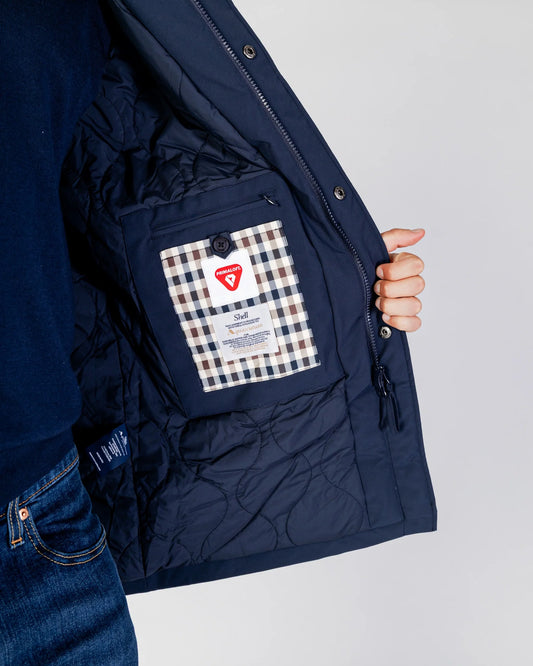 Aquascutum Active Soft Shell Trench Navy