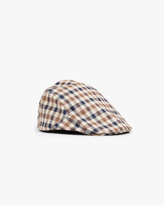 Aquascutum Iconic Flat Cap Club Check