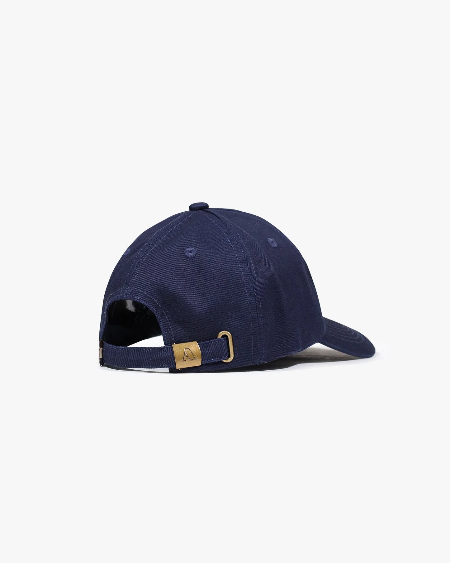 Aquascutum Iconic Rubber Patch Baseball Cap Navy