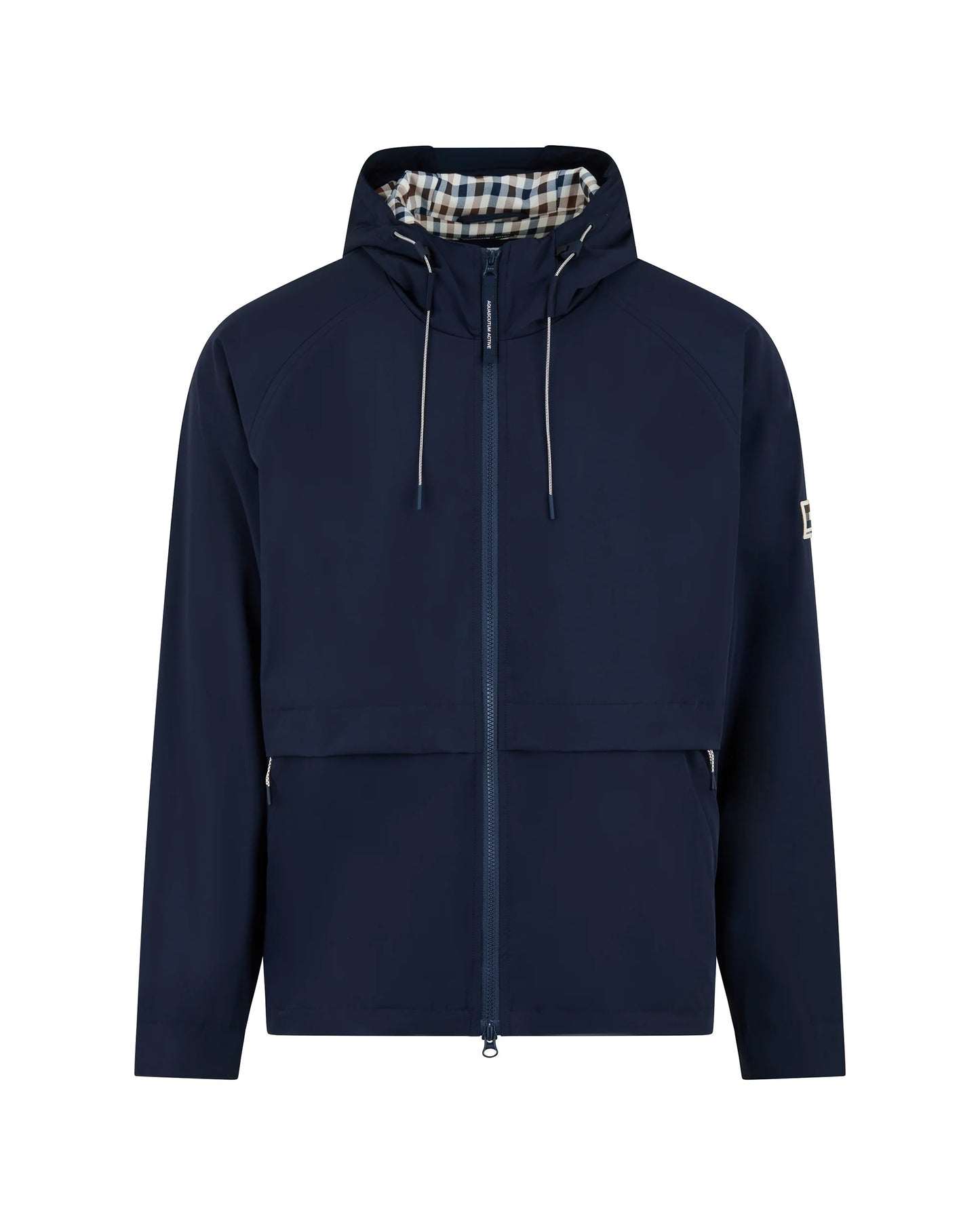 Aquascutum Shell SP Hooded Jacket Navy - RD1 Clothing