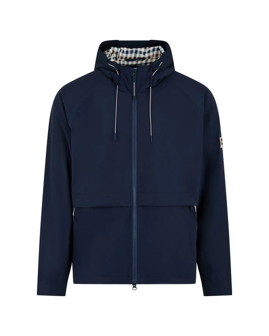 Aquascutum Shell SP Hooded Jacket Navy - RD1 Clothing