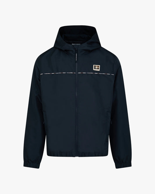 Aquascutum Active Diamond Wave Badge Jacket Navy