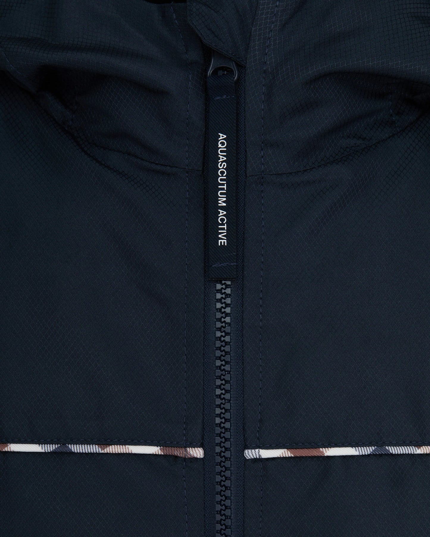 Aquascutum Active Diamond Wave Badge Jacket Navy