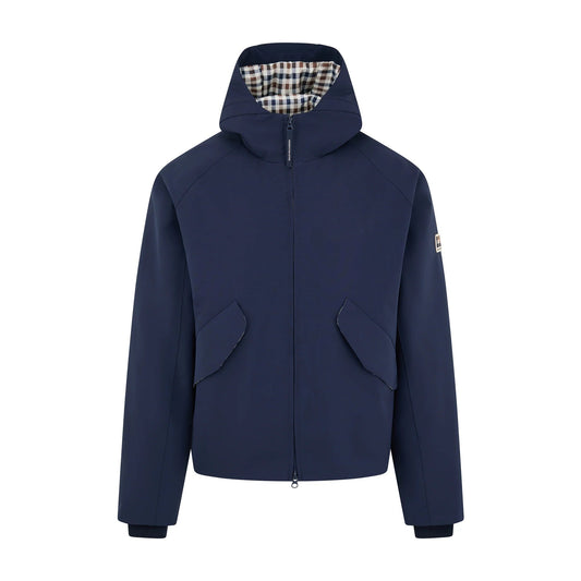 Aquascutum Active Soft Shell Short Parka Navy