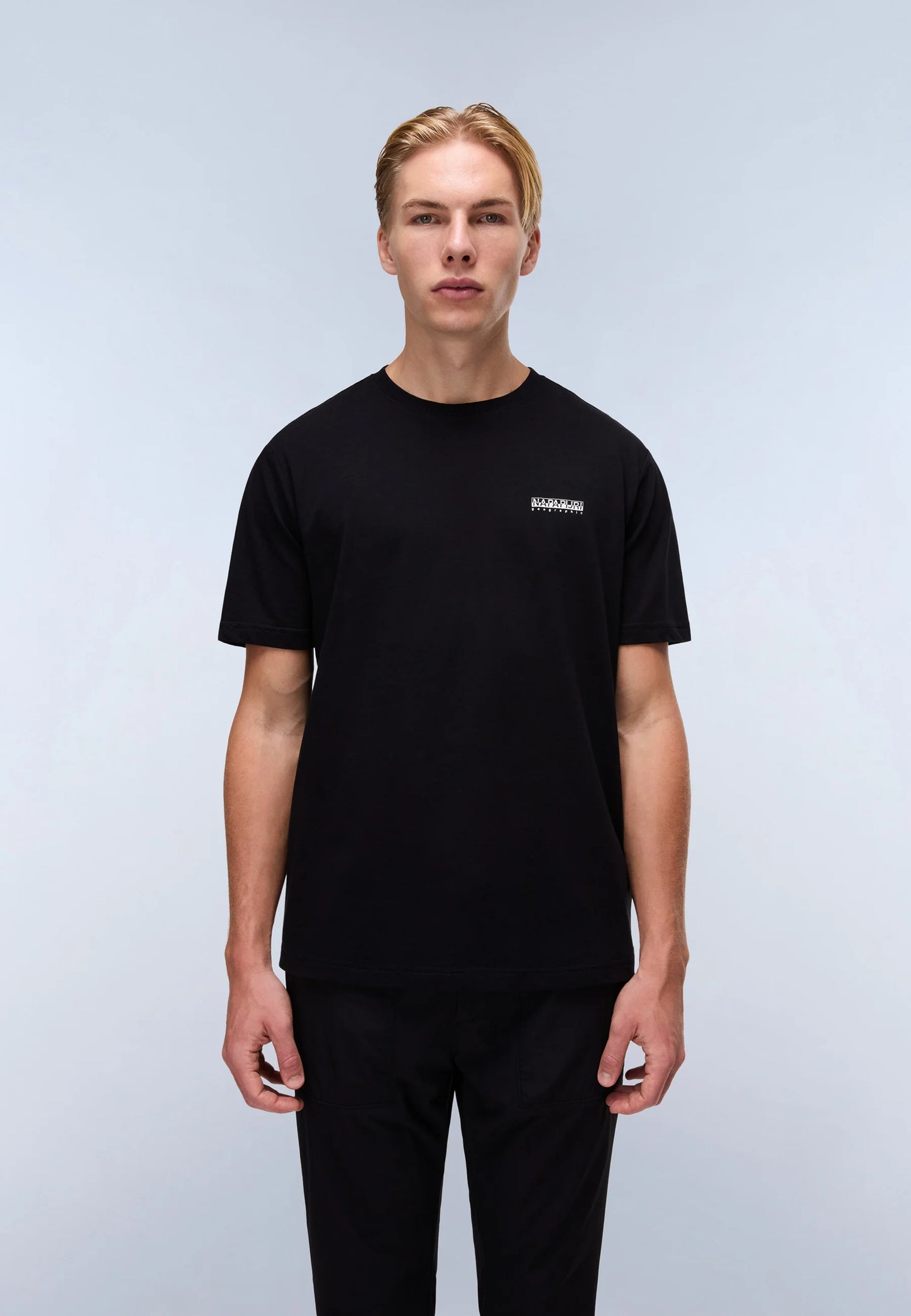 Napapijri Guide Printed T-Shirt Black Beauty
