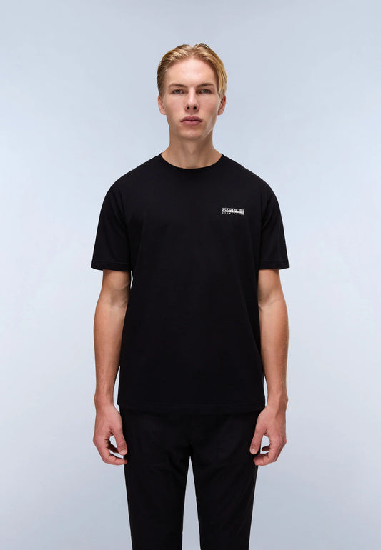 Napapijri Guide Printed T-Shirt Black Beauty