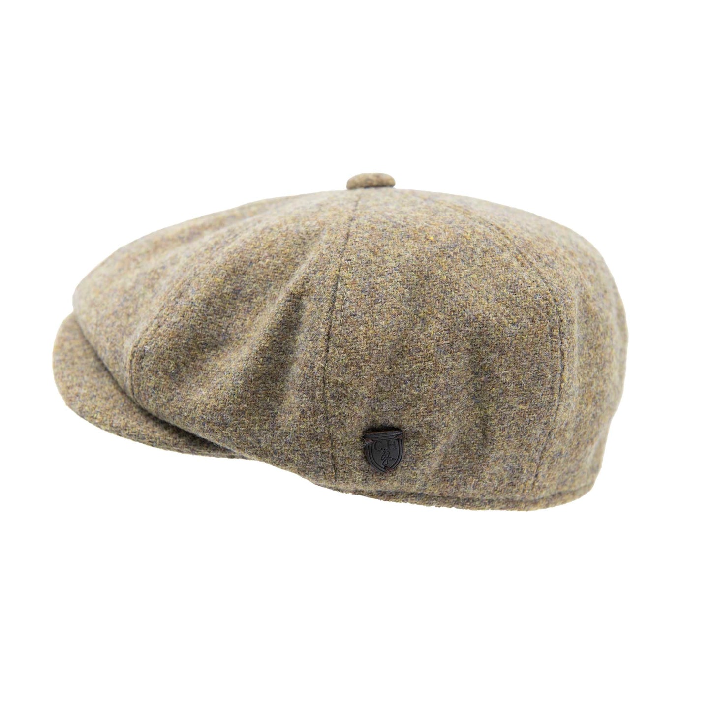 Carlyle Plain Wool Mix Newsboy Cap Olive