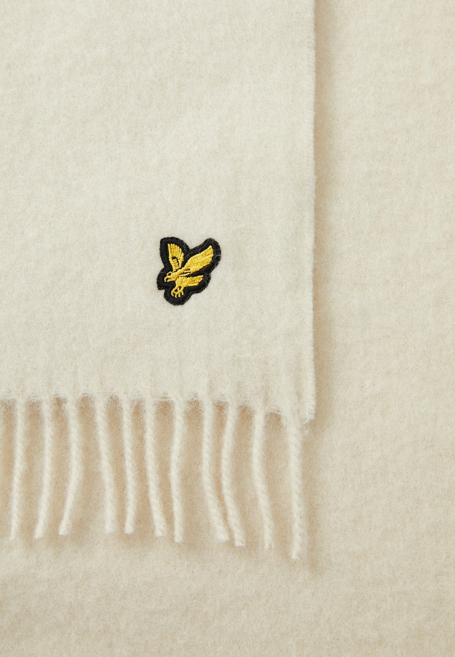 Lyle & Scott Lambswool Blend Scarf Grey Taupe