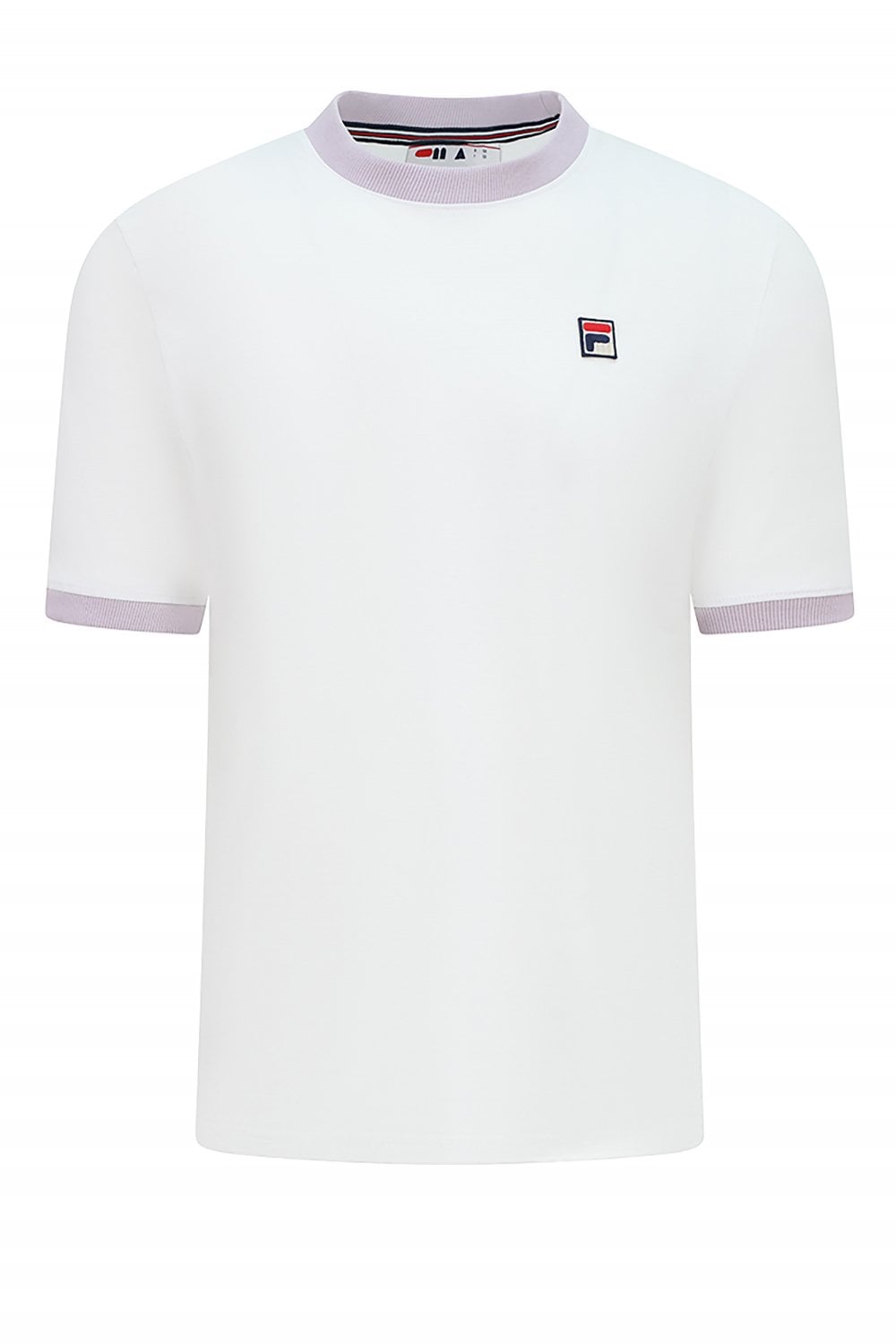 Fila Marconi T-Shirt In White/Misty Lilac
