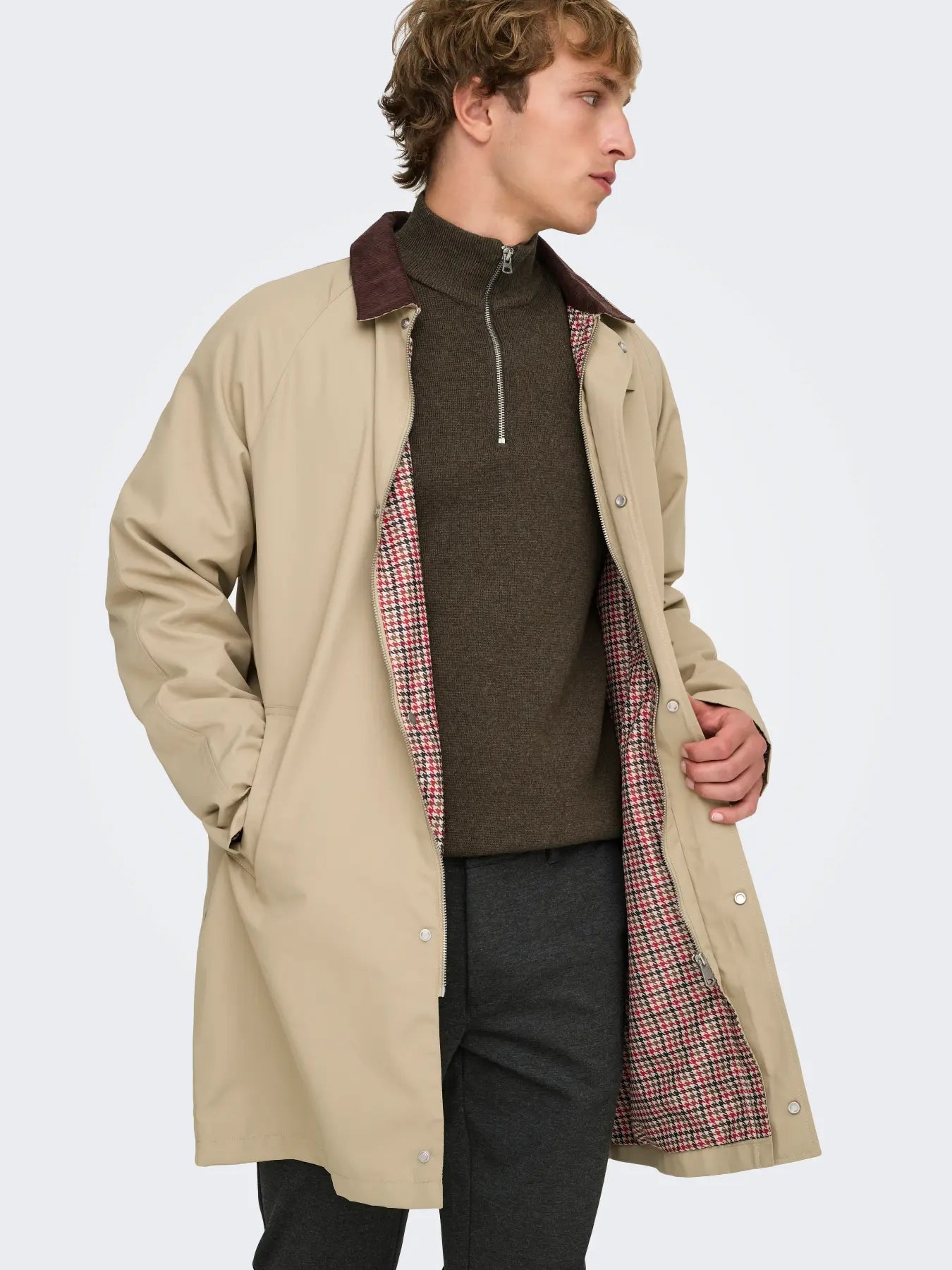 Only & Sons Onskosmo Life Long Jacket Beige