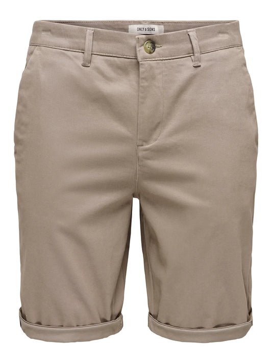 Only & Sons Onssaul Chino Short Desert Taupe