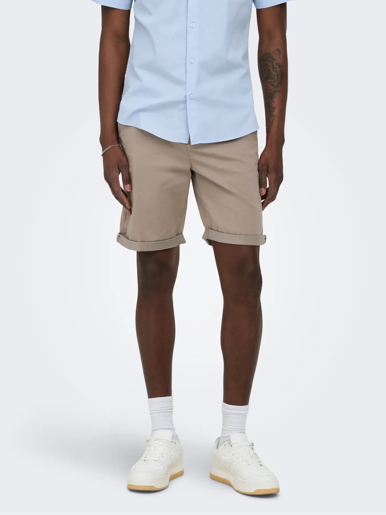 Only & Sons Onssaul Chino Short Desert Taupe