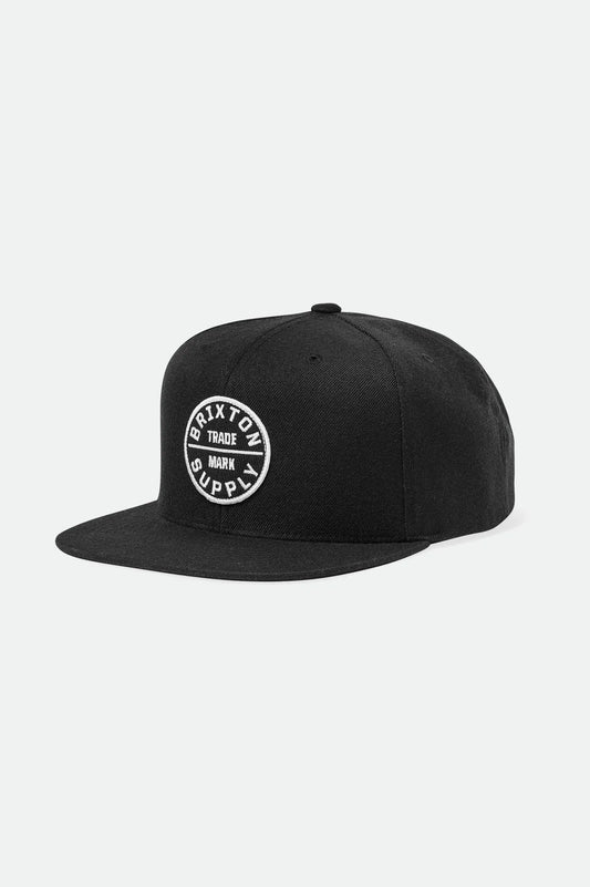 Brixton Oath Cap In Black