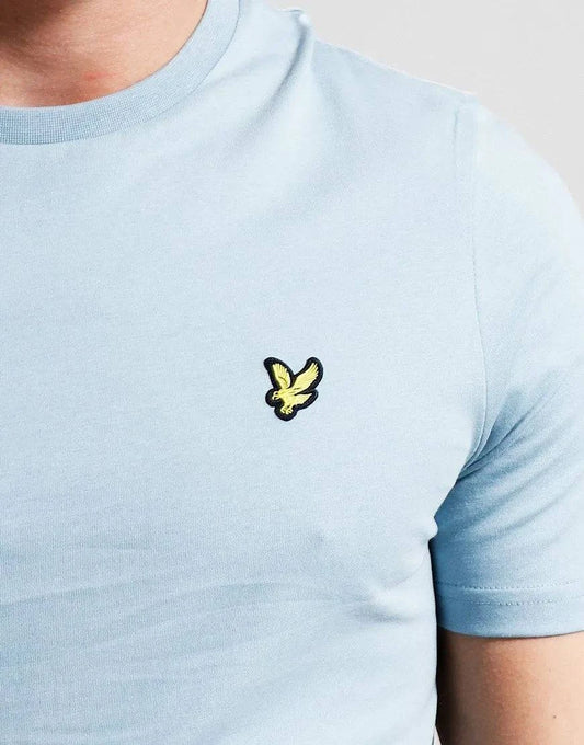 Lyle & Scott Plain T-Shirt In Slate Blue - RD1 Clothing