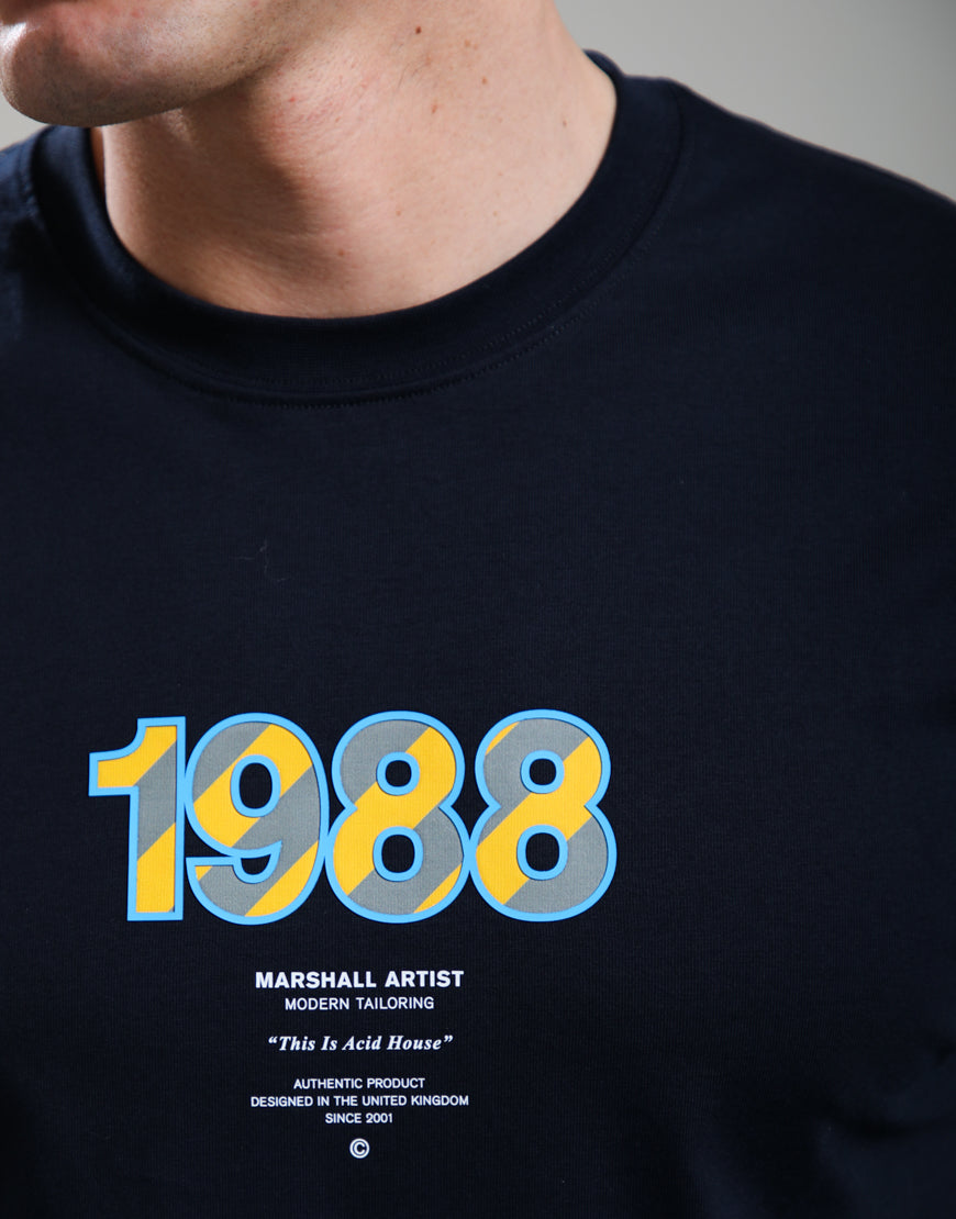 Marshall Artist Acid House T-Shirt Navy